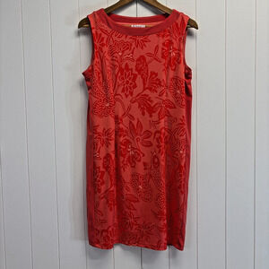 Vintage Very Vollbracht Womens Mod Playful Floral Sleeveless‎ Dress Size M Jazzy